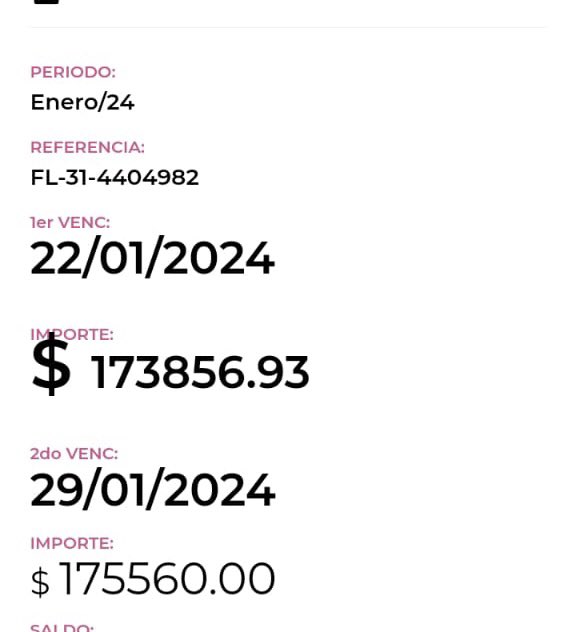 cristiancim's tweet image. Le llegó a mi vieja un aumento del 100% de diciembre a enero en la prepaga. Pretenden que pague 173 mil pesos en enero 🤌
En noviembre pagaba 72 mil.
Alguien me explicaba cómo esto beneficia a la gente y perjudica a la casta? 
VLLC