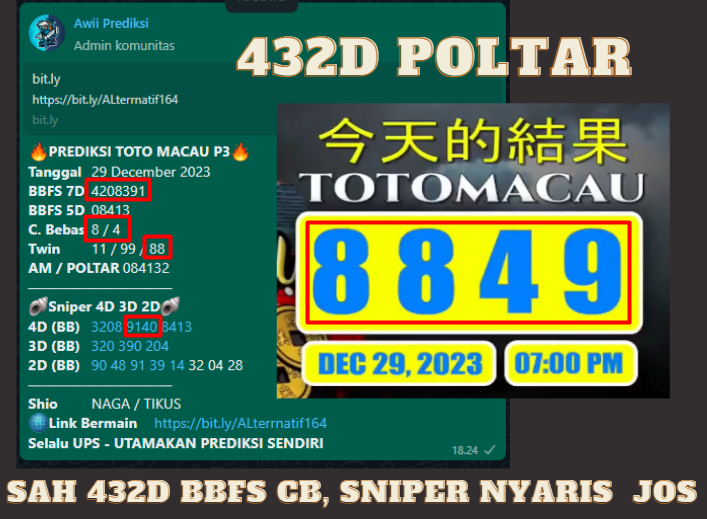 AwiPrediksi's tweet photo. Sah lagi bosku mantapp poltar nya joss 🤝🔥 Lanjut lagi WA 0813-2039-2590 https://t.co/2QHo7pTU5S