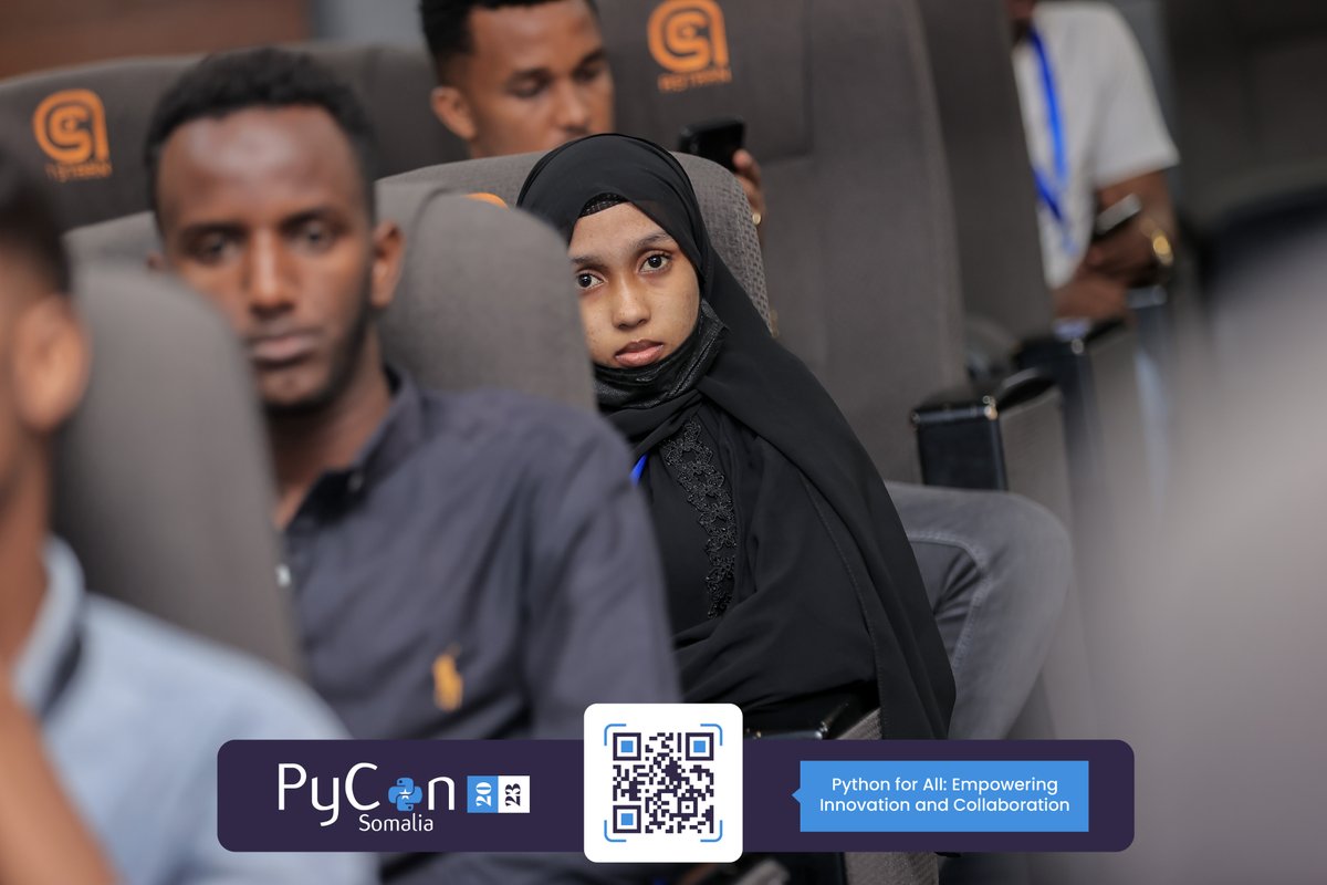 PyConSomalia's tweet photo. Muhammad Abdullahi, one of our speakers, shared insights on recent tech changes and how software engineers can navigate the evolving AI landscape in his session 'Navigating the AI Maze as a Software Engineer.' π #PyConSomalia #AI #TechTrends #PyCon2023 https://t.co/stKgENH2nr