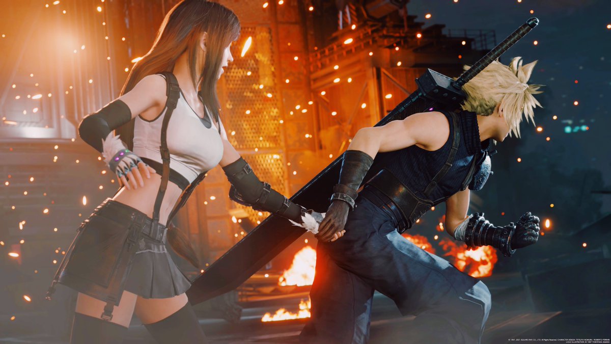 Find yourself someone who constantly holds you at any given moment, the same way Cloud holds Tifa. 🥳🩷

#FF7R #FF7CCR #TifaLockhart #CloudStrife #FinalFantasyVII #FinalFantasy #クラティ