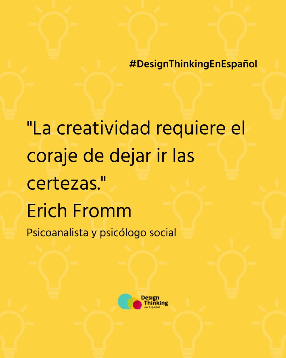 Design Thinking en Español tweet media