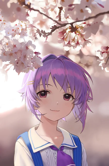 今年描いた女の子×花シリーズ