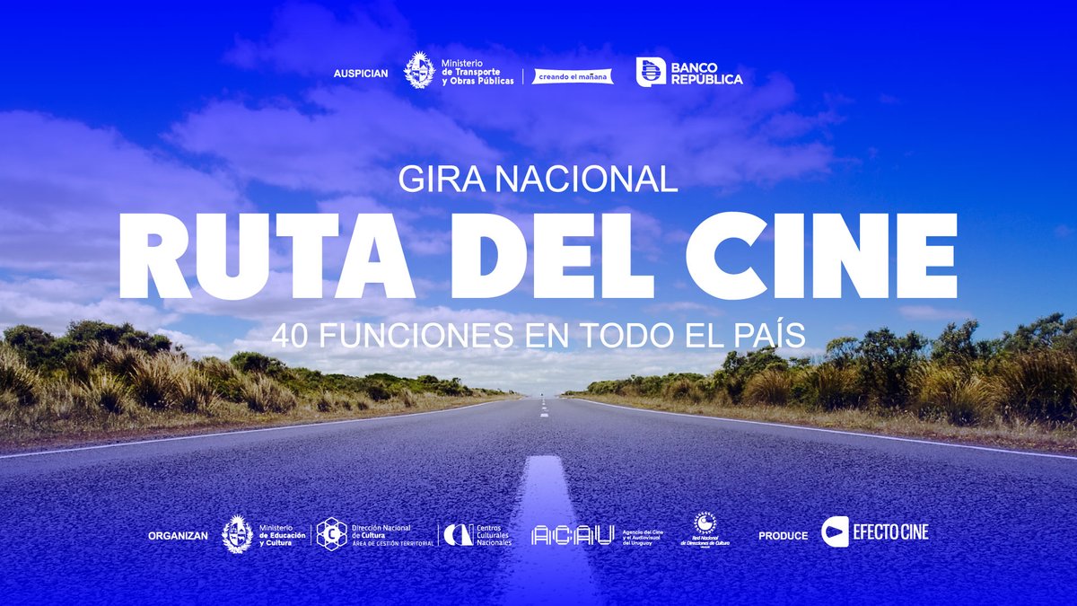 🇺🇾 40 funciones de cine al aire libre con acceso gratuito 

🗓️Primera fecha: martes 2 de enero a las 21 h. 
📽️Temas propios, dirigida por Guillermo Rocamora
📍Parque Santa Teresa, en la explanada de El Chorro

#Rutadelcine