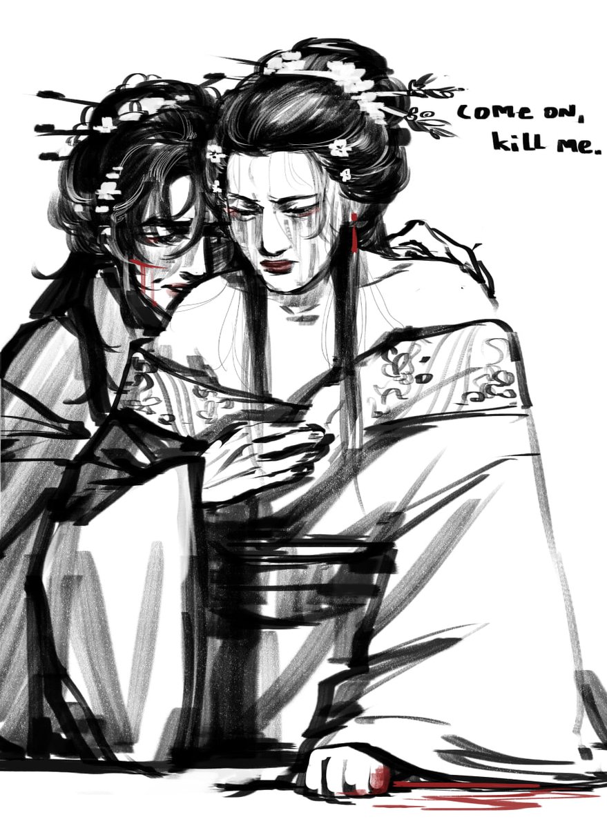 mauvelalouve's tweet image. wedding night sketch
#2ha #erha fem!#ranwan