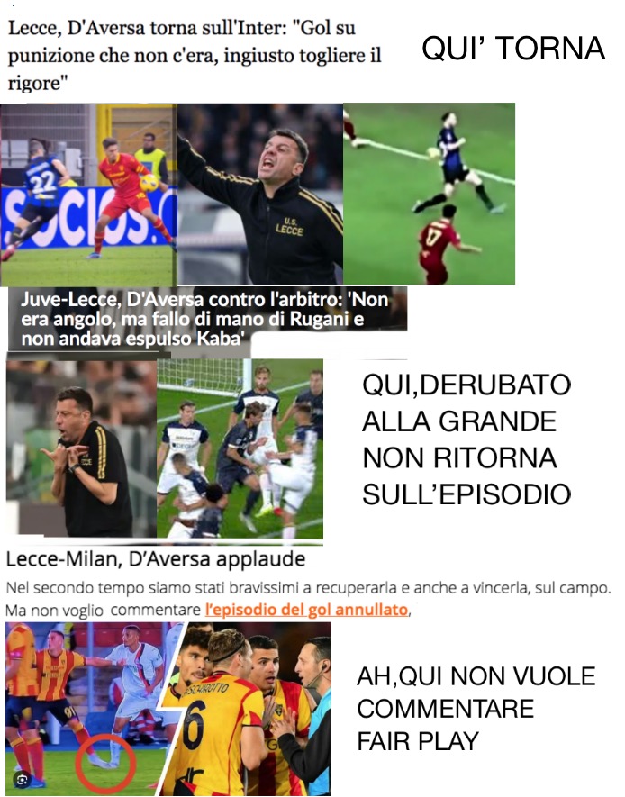 ICazzotti's tweet image. non si sa mai.Magari ,un domani,mi chiamano a commentare su DAZN. CiòFamiglismo allo stato puro
#Daversa