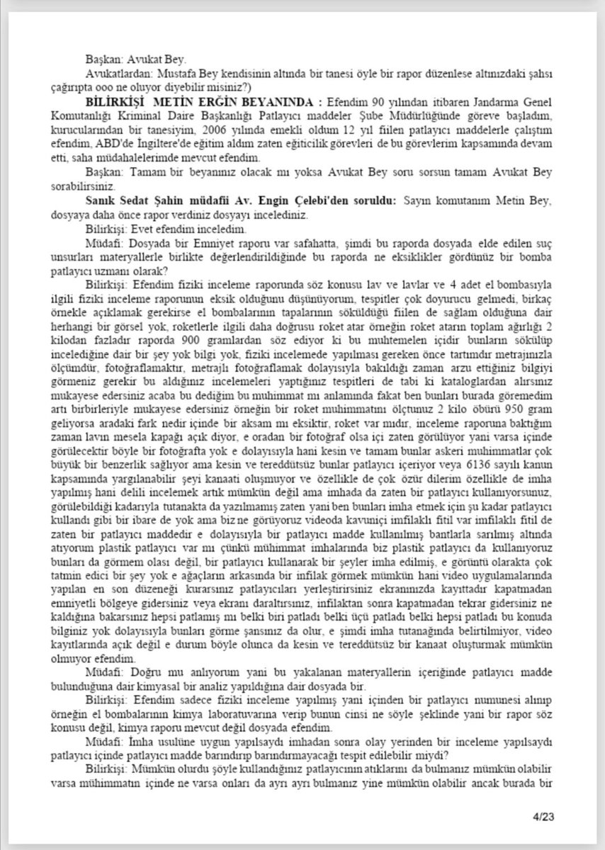 gazeteci furkan karabay, bu duruşma tutanağını haber yaptığı için tutuklandı. tutanakta adı geçen rüşvetçi savcılar rahatsız olmuş. kabullenmiyorum. bu suç şebekesi neyi gizlemeye çalışıyorsa iyice açığa çıksın ve daha da yayılsın diye, 23 sayfa tutanağı olduğu gibi paylaşıyorum.