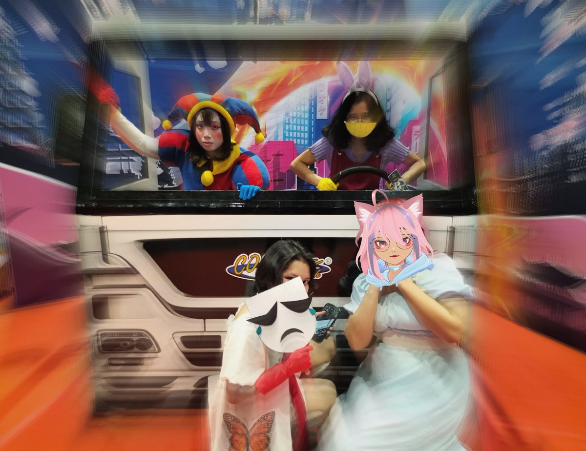 nyobsidian's tweet image. Todays digital adventure 🚚

I think this is the most ive gotten my picture taken in cosplay 🥺 pls tag us if you took pics!

Cosplayers @ in the replies ⬇️

#CosplayMatsuri2023 #Cosmatsuri2023 #cosmatsu2023 #TheAmazingDigitalCircus #TheAmazingDigitalCircusCosplay