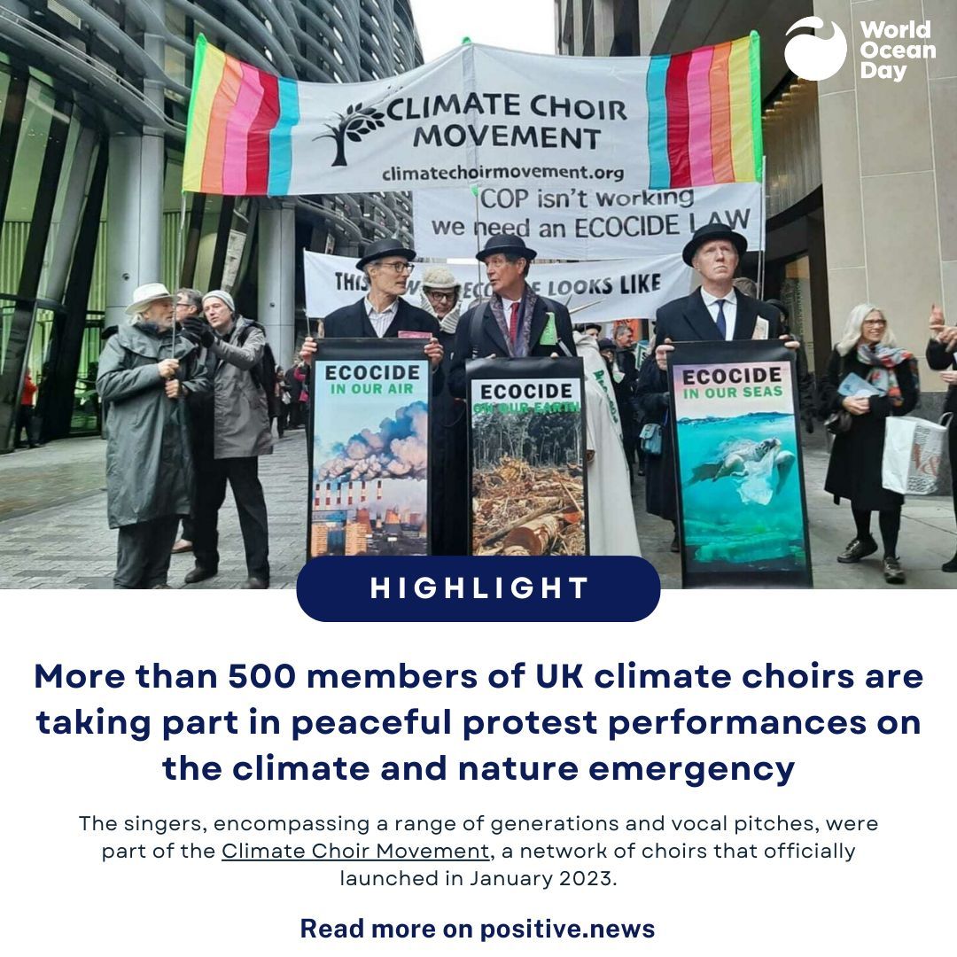 WorldOceansDay's tweet photo. We all deserve to end this year on a happy note. Swipe though to see a few more climate wins of 2023.

#HappyHeadlines https://t.co/0fdYl7WiMw