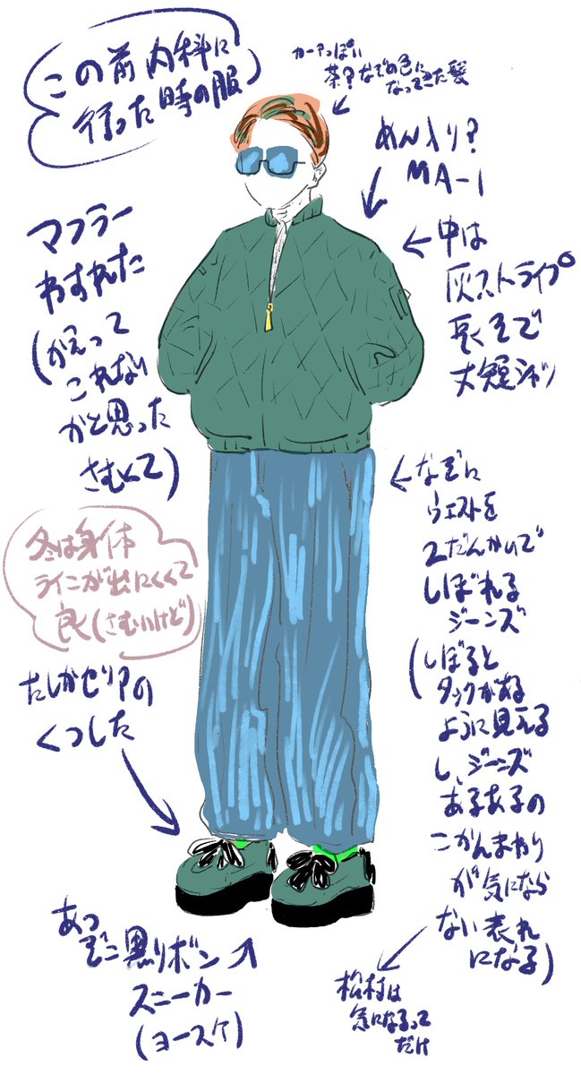 最近の通院服 #nonbinaryfashion