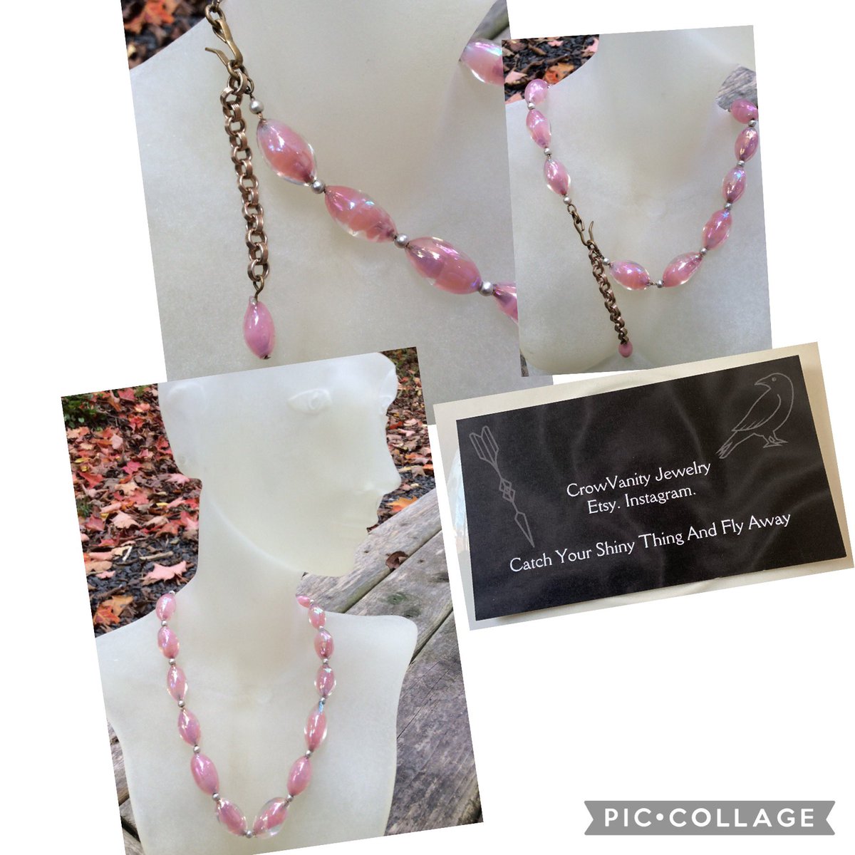 CA$65.00
Vintage glass beads #Minimalist #pinkglassbeads #beadednecklace #retroValentines #vintageBeads #vintagenecklace for sale by Crow Vanity Jewelry on Etsy #etsyaccessories #etsyvalentines #etsyjewelry #etsyvintageseller etsy.com/ca/listing/163…