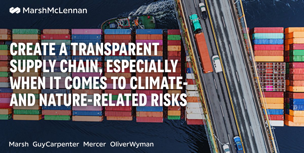 Mapping the #SupplyChain can reveal critical vulnerabilities that have the potential to disrupt downstream production or trigger wider brand and reputational consequenses. Find out more in our report. #WEF24 #ClimateChange #risks bit.ly/3GY4EcK