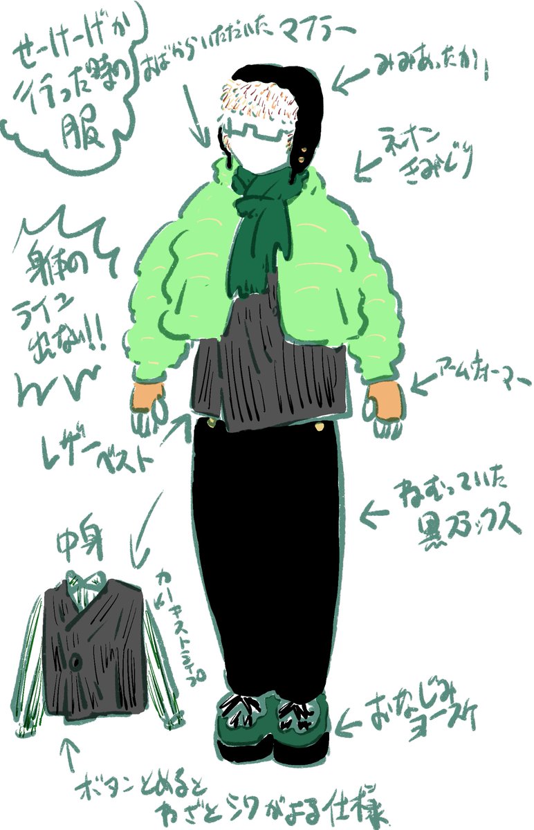 最近の通院服 #nonbinaryfashion