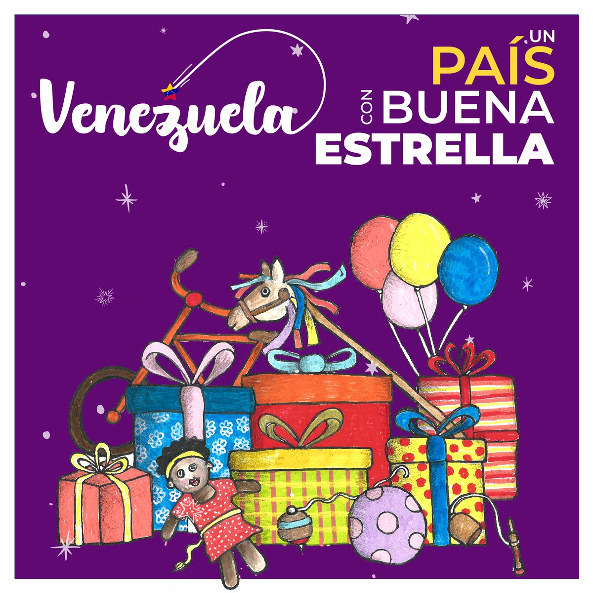 Disfrutemos de las festividades decembrinas con agradecimiento, solidaridad, alegría y unión. ¡Todos y todas hagamos brillar nuestro hermoso país con buena estrella!
#2023AñoSoberano