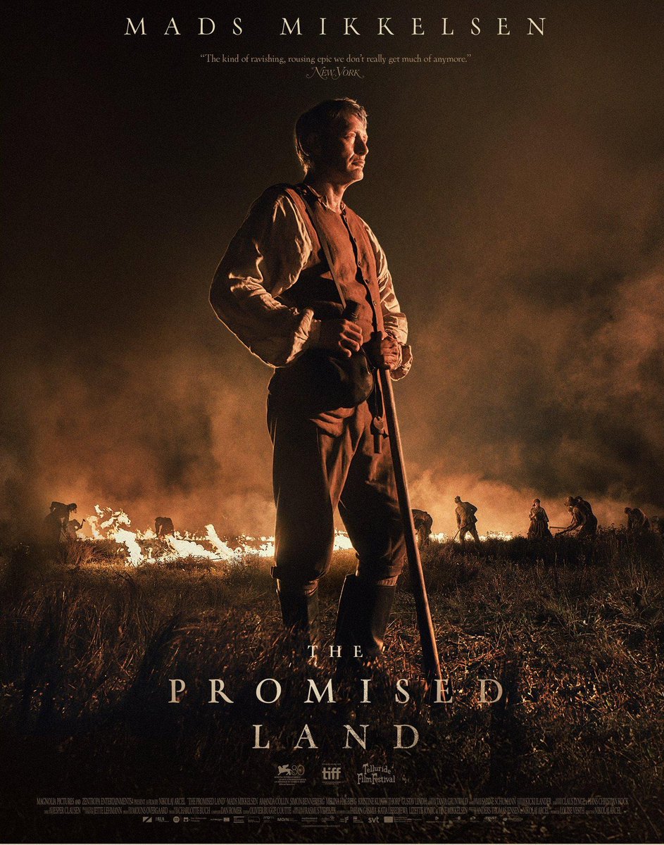 Just finished watching The Promised Land (Bastarden), and it's easily one of the best films I've seen in quite some time, a true epic. As always Mads' performance was also astonishing to watch. 10/10 I wish the film was longer.

#MadsMikkelsen #ThePromisedLand