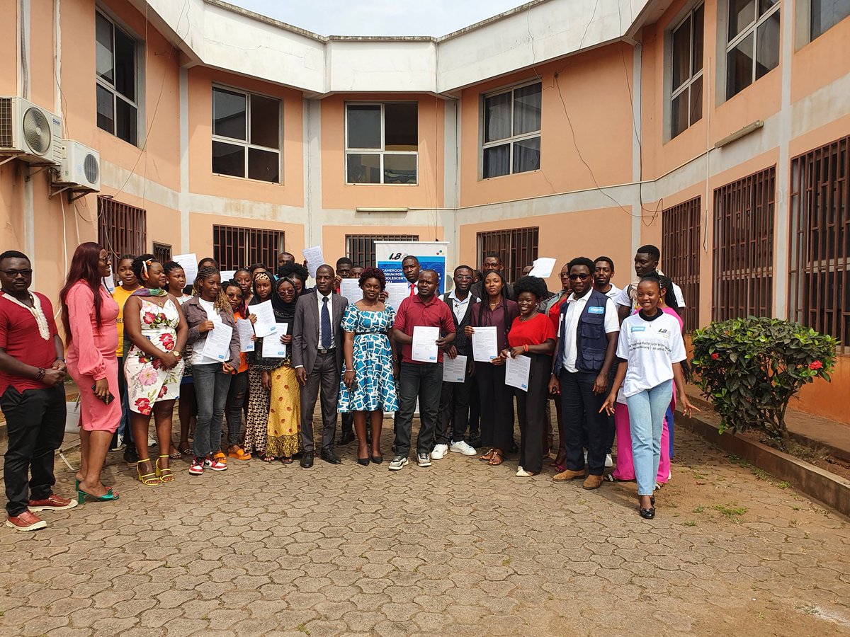 AcapCyn's tweet photo. 'The Health &amp; Well-being of Adolescents and Young People in Cameroon: . . . ' has been published by @DeserveTweet in English &amp; French. The release took place during the 2n National Training  on Adols. Health &amp; Wellbeing in Yaounde on 28/12/2023 and attended by over 50 persons. https://t.co/b3mrIU208p