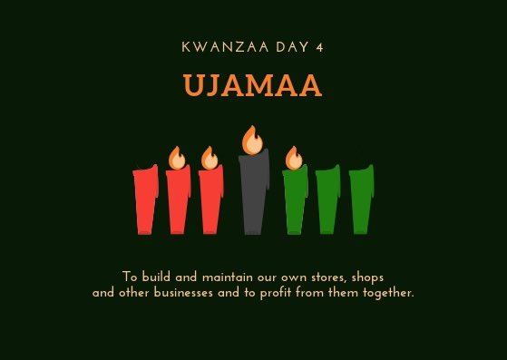 Habari Gani! #Ujamaa Build and buy Black 🖤 #Kwanzaa2023