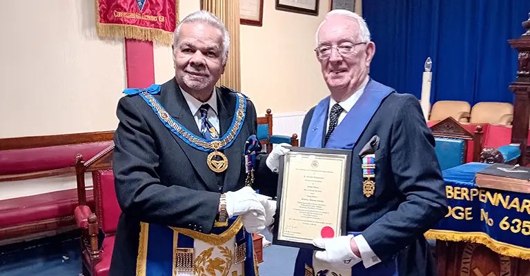 50 Years of Dedicated Craft Service from Aberdare Mason.
southwalesmason.com/50-years-of-de… <a href="/drbaig13/">Dr.Akram Baig CStJ</a>