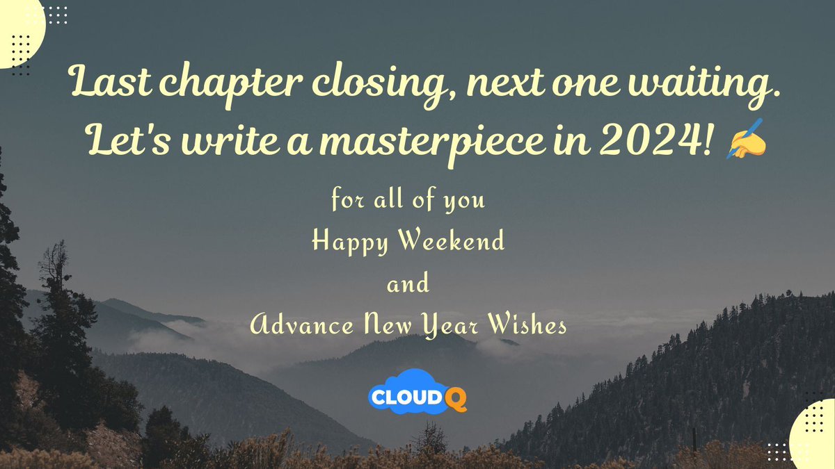 cloudqusa's tweet image. Sunsets on 2023.   ✨ One last hurrah of laughter, tears, and champagne cheers. Let's make this weekend a masterpiece before we paint 2024 with dreams. #NewYearCountdown #MakeItEpic #CloudQ