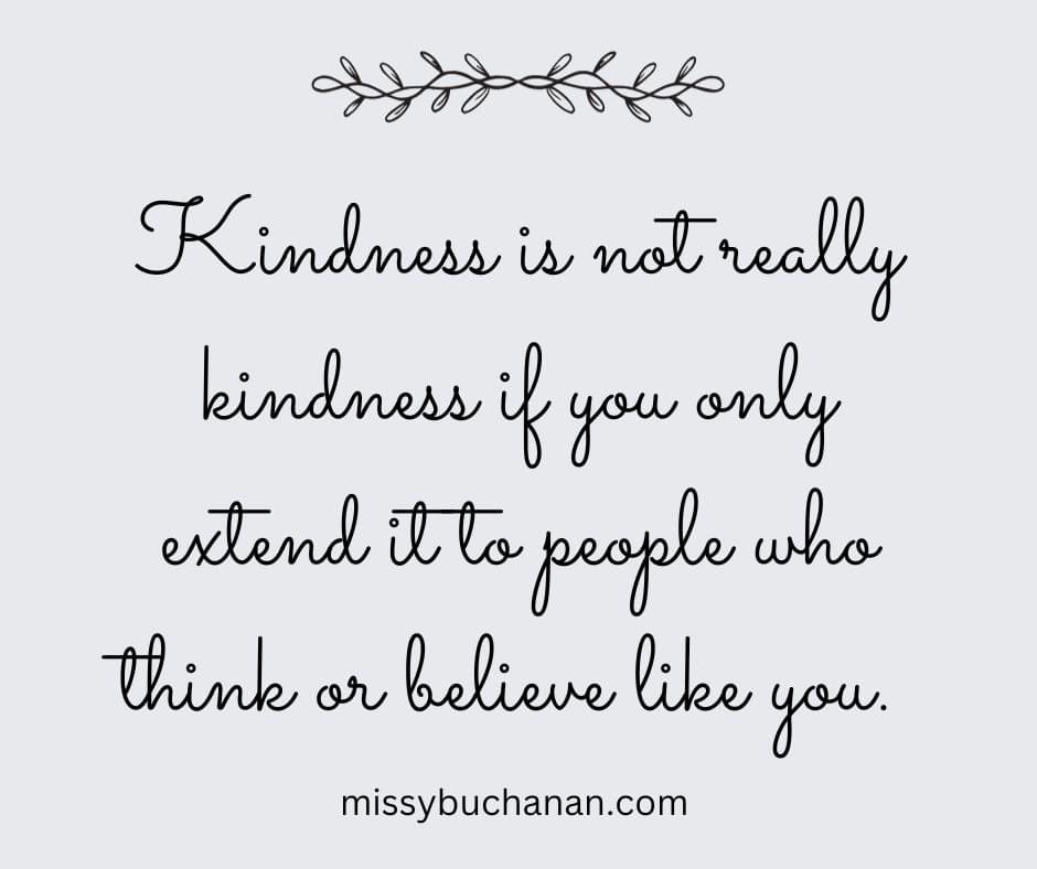 MissyBuchanan's tweet photo. Someone Iโve never met messaged me with a suggestion: โWhat if we posted your meme in response to anyone identifying as Christian making an unkind comment?โ #interestingthought https://t.co/HE8sG1o0S1
