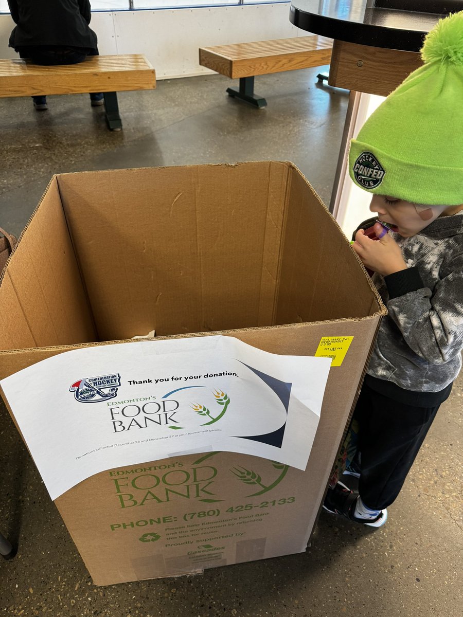 As we enjoy the holidays, we want to acknowledge the work the <a href="/yegfoodbank/">Edmonton's Food Bank</a>. We encourage all those that are able to bring a food item to their game today. 

Thank you for supporting the wonderful work the Edmonton Food Bank does in our community!