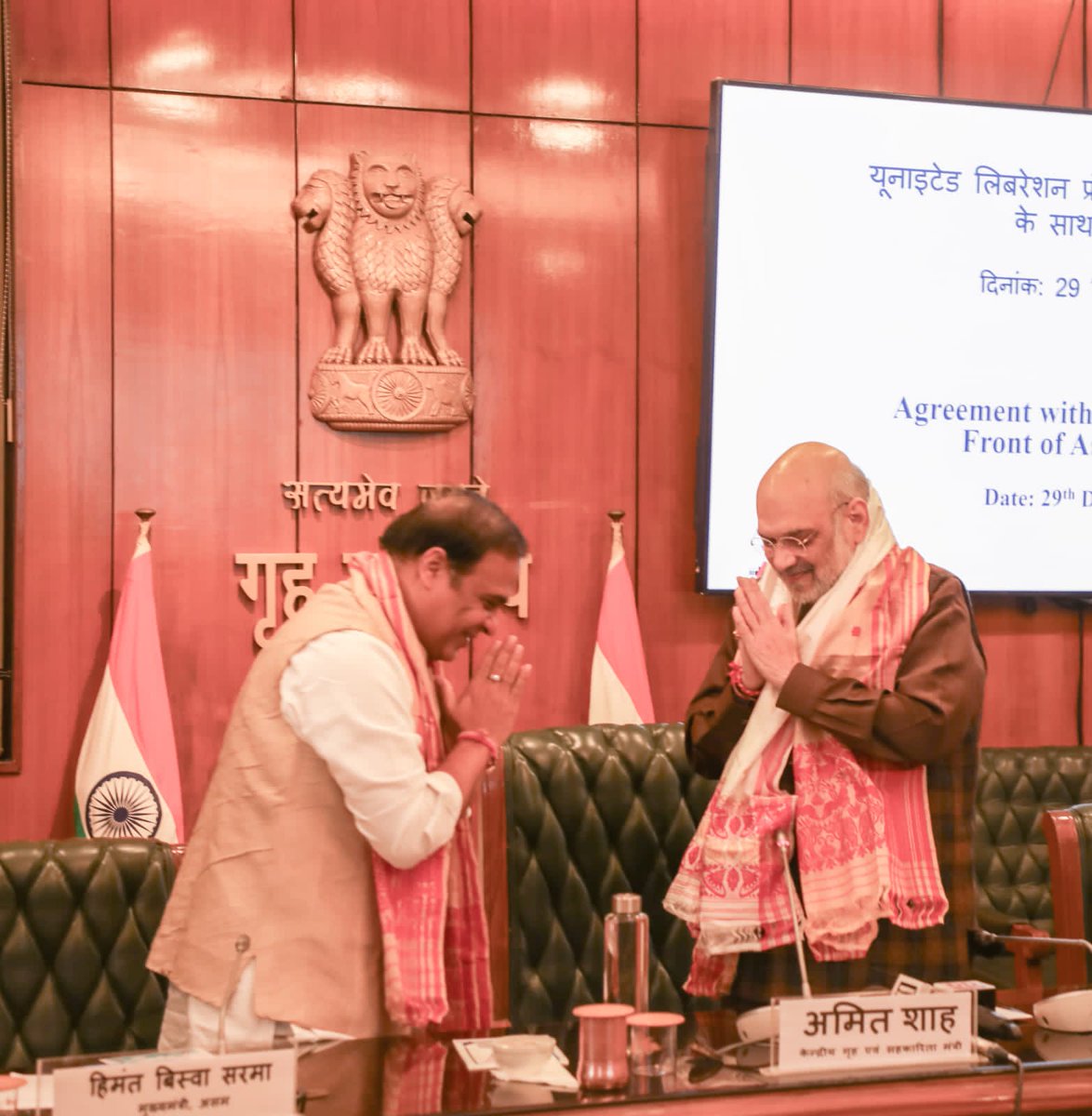 iKaushikBaruah's tweet photo. Kudos to the exemplary leadership of Hon'ble PM @narendramodi &amp; Hon CM @himantabiswa for bringing about a remarkable era of peace and growth throughout Assam. Their commitment to progress is truly commendable. Today's accord with ULFA is another milestone #ModiUshersPeaceInAssam https://t.co/Nf7mqNjwuW