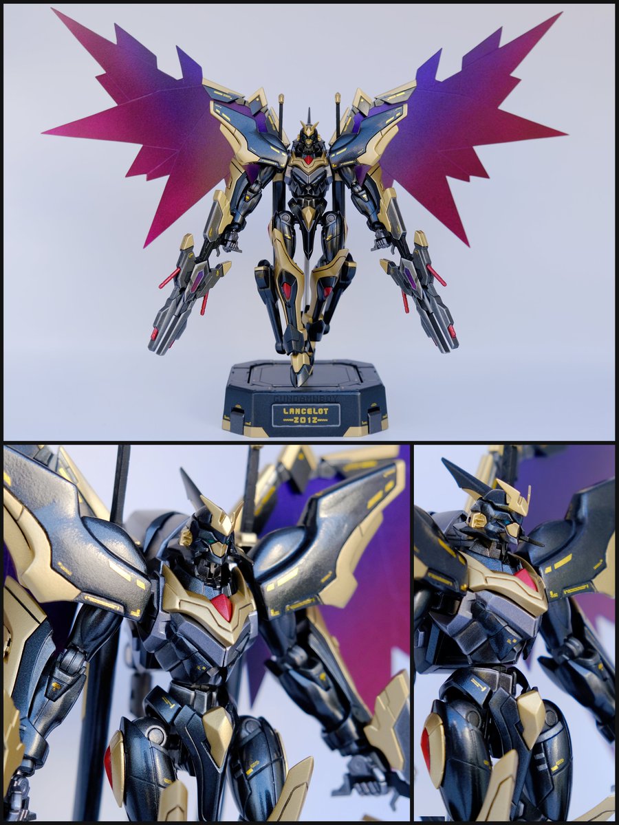 knightmarecore's tweet photo. 「ランスロット▾アルビオン▾ゼロ」
lancelot is really handsome in black. 🖤(´▽`)
#ガンプラ #コードギアス #gunpla #codegeass https://t.co/NYPpibhLlI