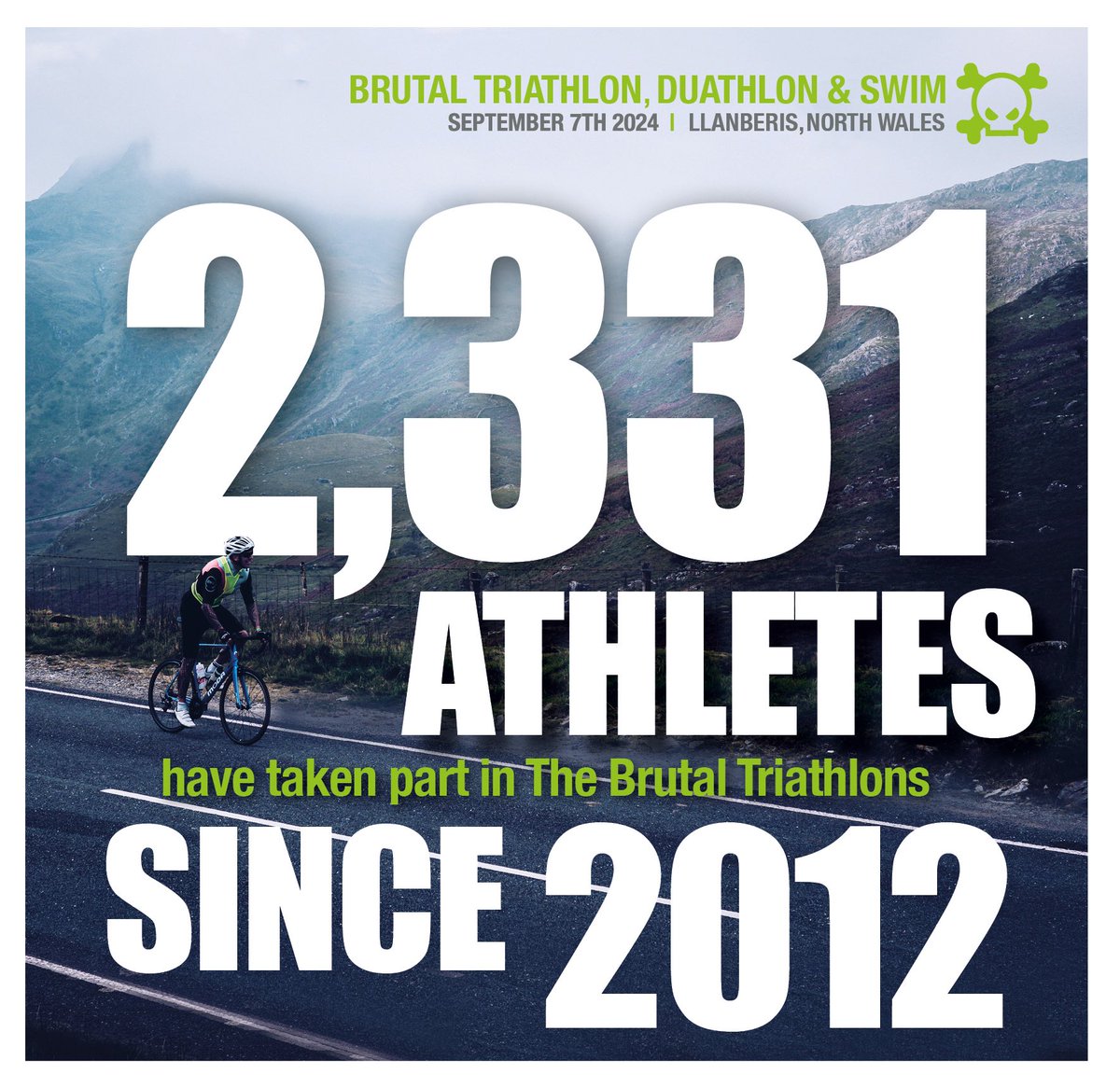 The Brutal can promise...
• Unforgiving terrains 🚵🏻‍♀️
• Grueling elevations 🏔️
• Epic adventure 🏊‍♀️🚴‍♂️🏃‍♀️

You will need...
• Relentless determination 💪

🏴󠁧󠁢󠁷󠁬󠁳󠁿 Do something extraordinary in 2024 🙌