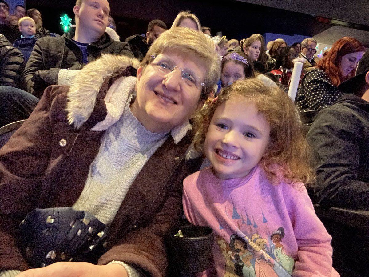 Visiting nana and enjoying #disneyonice