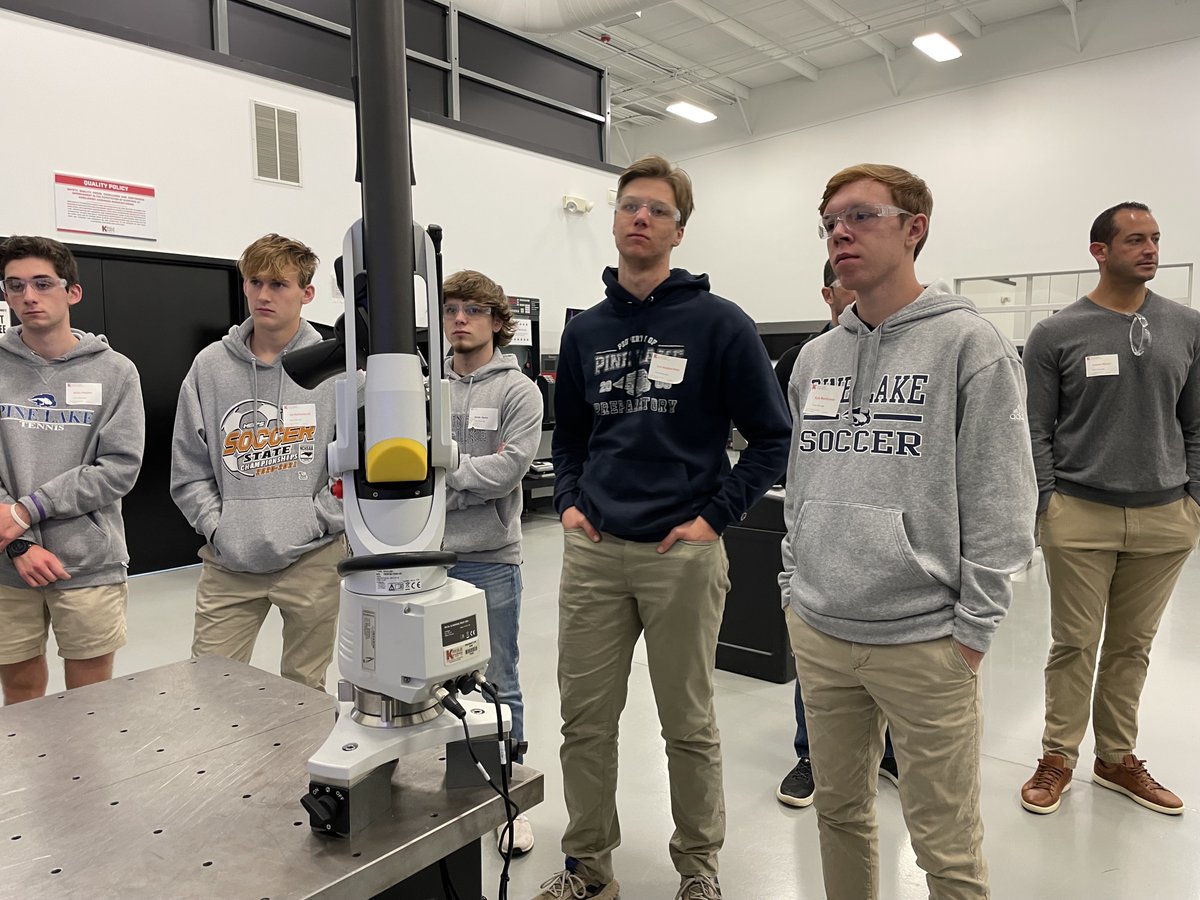We can't think of a better way to close out 2023 than sharing manufacturing expertise with students! Senior engineering students from Pine Lake Prep in Mooresville recently met with KAM engineers to explore real world applications in DfAM, quality inspection & CNC machining.