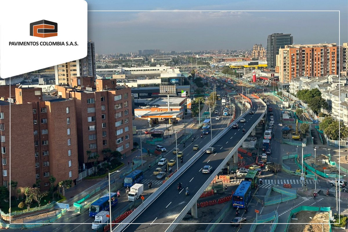 PavcolSAS's tweet photo. Inicia operación del puente BRT de la Floresta, una estructura que cuenta con 180 m de largo, 8 de ancho y 2 carriles. Este puente que será de uso exclusivo para Transmilenio, estará al servicio del tráfico mixto, como parte del PMT, permitiendo el avance y continuidad de la obra https://t.co/v8jaxlcIU6