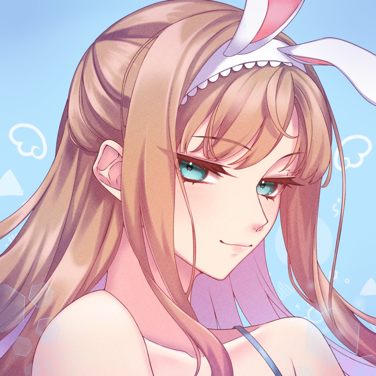 meeshchannel's tweet photo. *smug*

my new profile picture on socials thanks to @AzaleaArchivist 🥹

[ #vtuber | #meeshuart ] https://t.co/DxGt86Nd8f