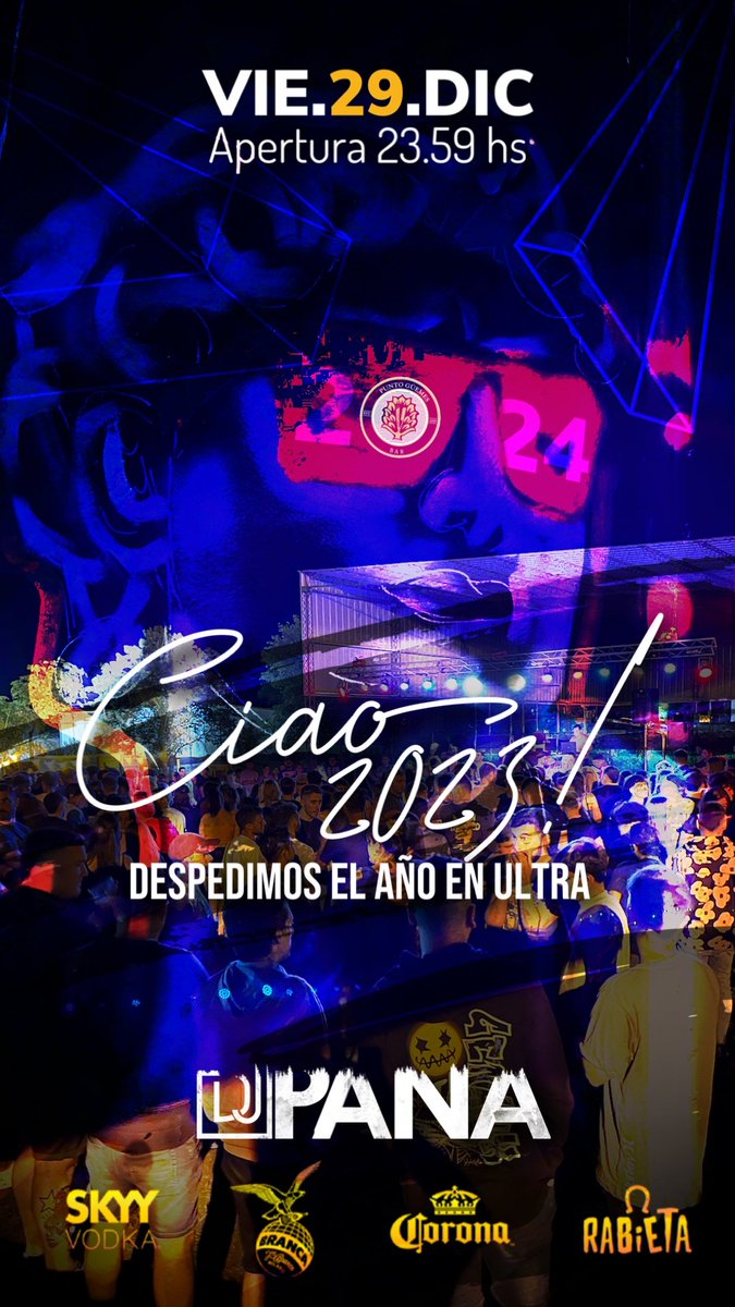 Volvemos a ULTRA 💣📍
PUNTO GÜEMES DESPIDE EL AÑO DE LA MEJOR MANERA 🤝🏼💪🏼
APERTURA: 12:00
DJ: <a href="/djpanaok/">PANA</a>