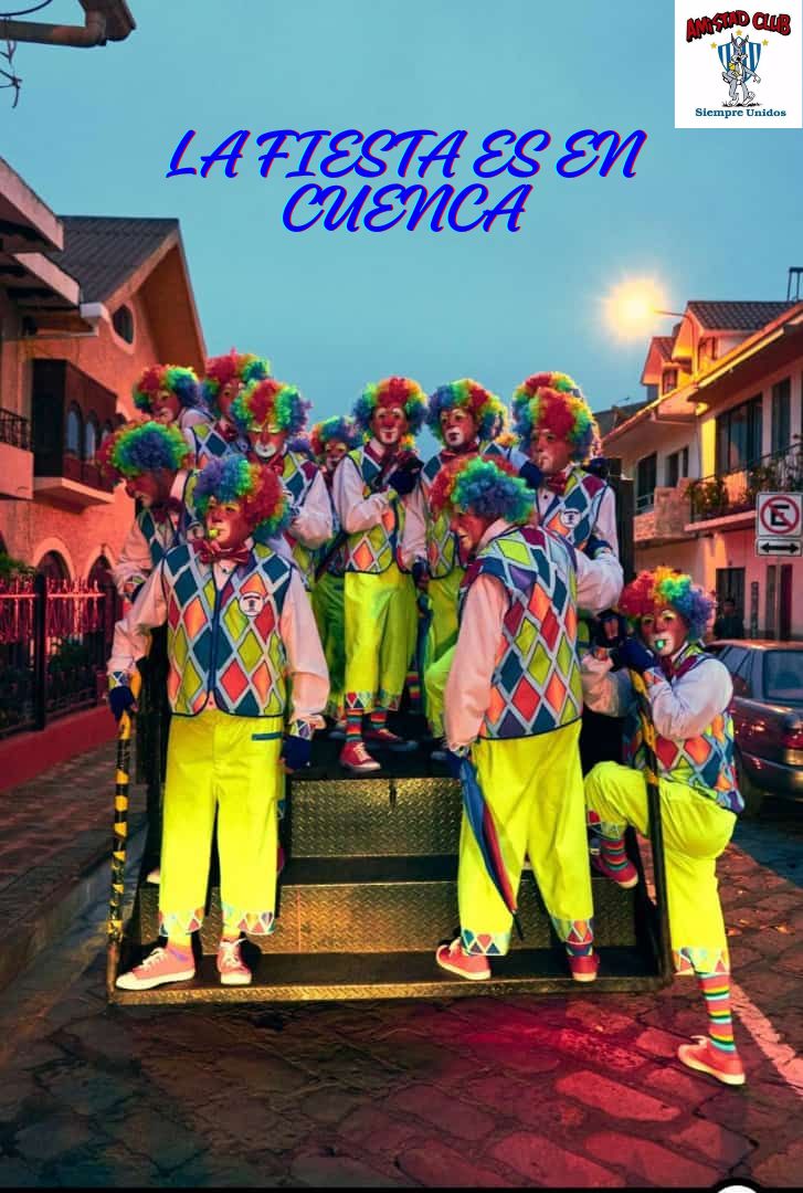 AmistadClub's tweet image. Este 31 de diciembre, nuestros 30 payasitos abrirán el recorrido del concurso de #AñosViejos2023. Llevarán alegría a cada uno de los barrios, familias y grupos participantes, porque #LaFiestaEsEnCuenca #ManteniendoLasTradiciones #Cuenca #FinDeAño