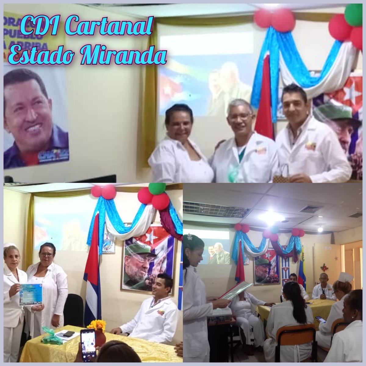 Preside el Dr. Duniel López , Vice Jefe Primero del Estado Miranda 🇻🇪 balance anual de trabajo 2023 del CDI Cartanal en nuestro Estado #EstaEsLaRevolución 
#CubaPorLaVida 
<a href="/CubaMir_Ven/">Brigada Médica Cubana Estado Miranda</a> 
<a href="/cubacooperaven/">Brigada Médica Cubana en Venezuela</a>  
<a href="/MINSAPCuba/">Ministerio de Salud Pública de Cuba</a>