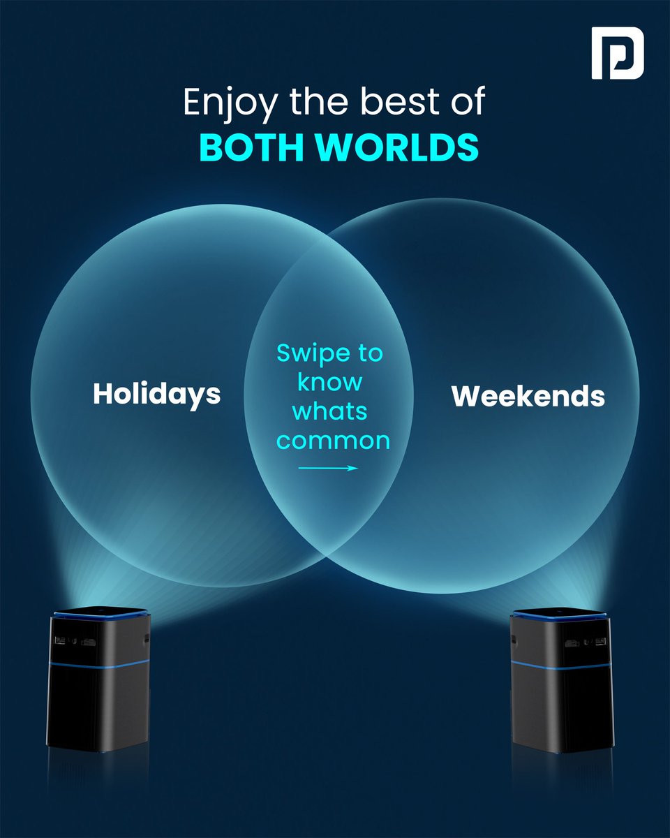 Portronics's tweet photo. Finding the perfect overlap between holidays and weekends?
Portronics HOLIDAY CHEERS SALE is the ultimate intersection of joy and savings. ποΈ
Check out now on https://t.co/jIC5hhVdSI
#Pico12 #Projector #Portronics #PortronicsIndia #sale #wintersale https://t.co/7GcmyCotjl