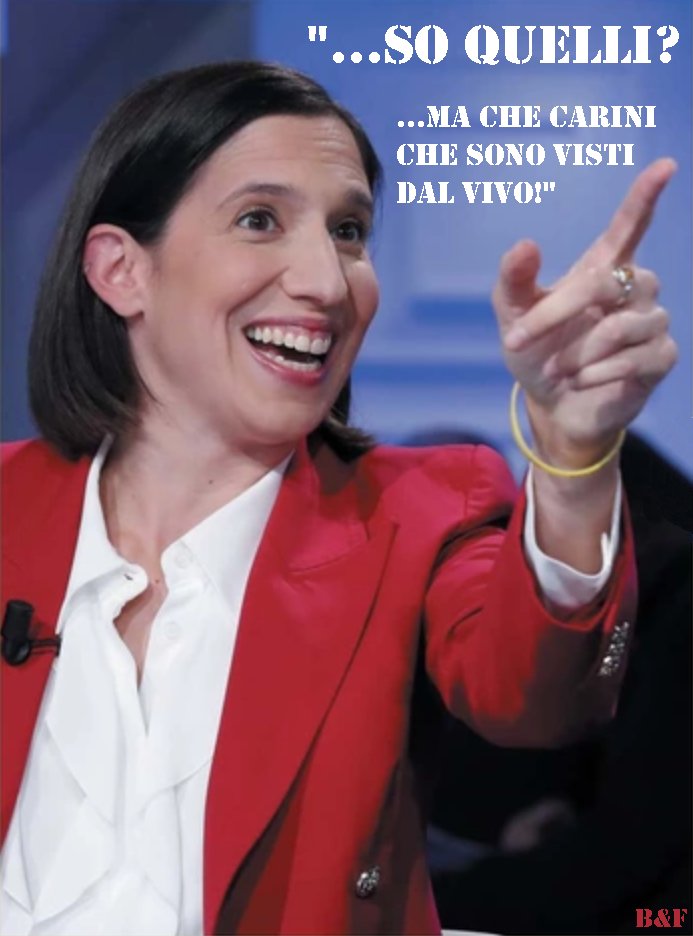 marcosi51306532's tweet photo. #Cronaca
#Schlein, safari democratico
#Elly in #fabbrica per vedere come sono fatti gli operai La #segretaria del #Pd porta i #dem in #tour nelle #aziende per "scoprire" gli #operai, malgrado sia lei che il #partito siano ad #anniluce dai #lavoratori e dai loro #interessi
#satira https://t.co/khZkUaH8NS