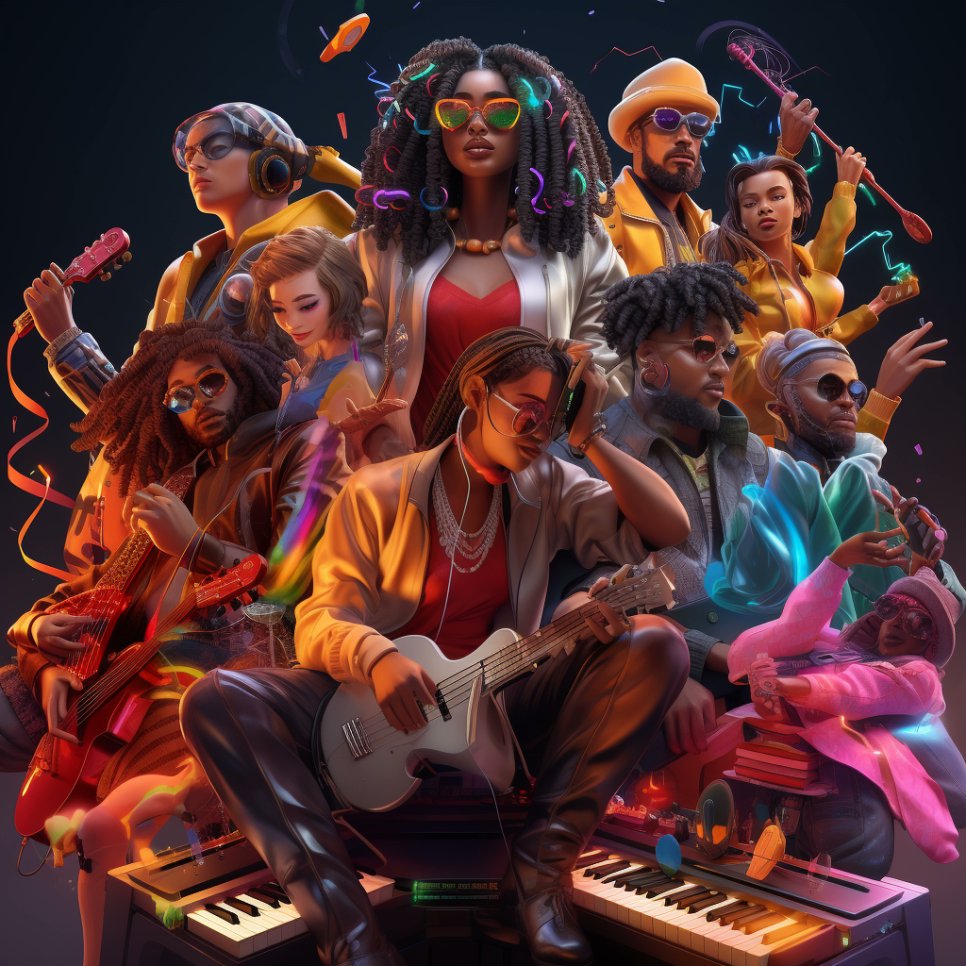 Gmeta_Community's tweet photo. Let's celebrate cultural fusion! Artists, musicians, and cultural creators unite in the Metaverse to craft cross-cultural masterpieces. Musicians from different countries collaborate to blend diverse music styles in virtual concerts. #MetaverseCulture #GlobalHarmony https://t.co/e8vUAxjye0