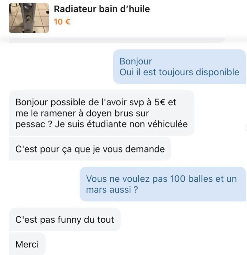 La_Pistache_'s tweet photo. Le "c'est pas funny du tout" me termine https://t.co/1DfOsJpJBu