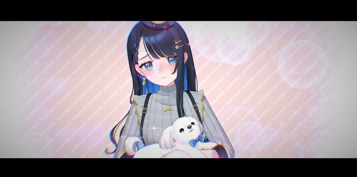 「VtubeStudioのビジュアルエフェクト機能たのしい・・・ (子どもたちへ届」|堀あおこのイラスト