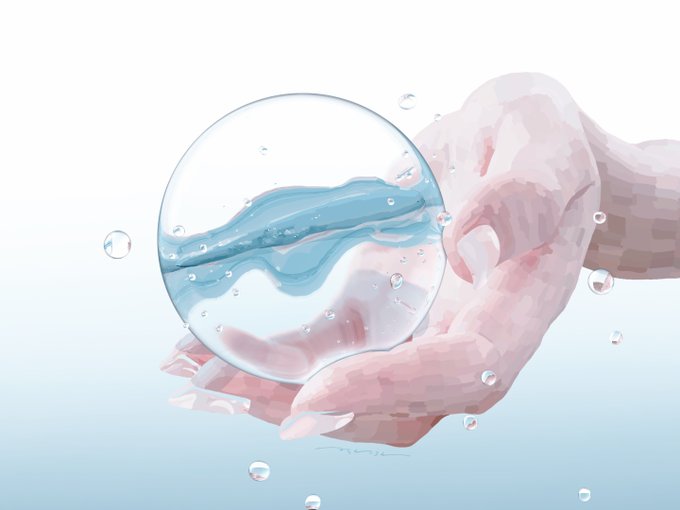 「bubble water drop」 illustration images(Latest)