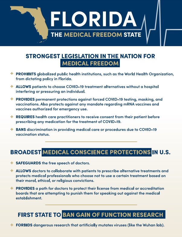 The WHO is making another case for why it shouldn’t exist.

<a href="/GovRonDeSantis/">Ron DeSantis</a> prevented the WHO from having any say in Florida policy when he proposed and subsequently signed the strongest medical freedom legislation in the nation.