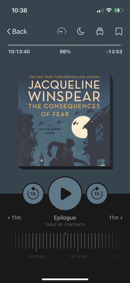 eliabroadbk's tweet photo. (Finished 12/12). One of my least favorites in the series, but still an enjoyable listen. https://t.co/5obEqzjZMW