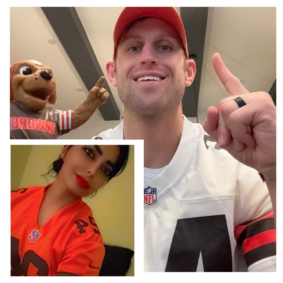 #GoBrowns 
After a long 12-hour shift, unwinding with my husband 🥰 and watching the #TheBrowns game was amazing. Even with a 16-hour time difference between us, our love for football unites us! 🏈❤️ #TogetherApart #LoveTheGame