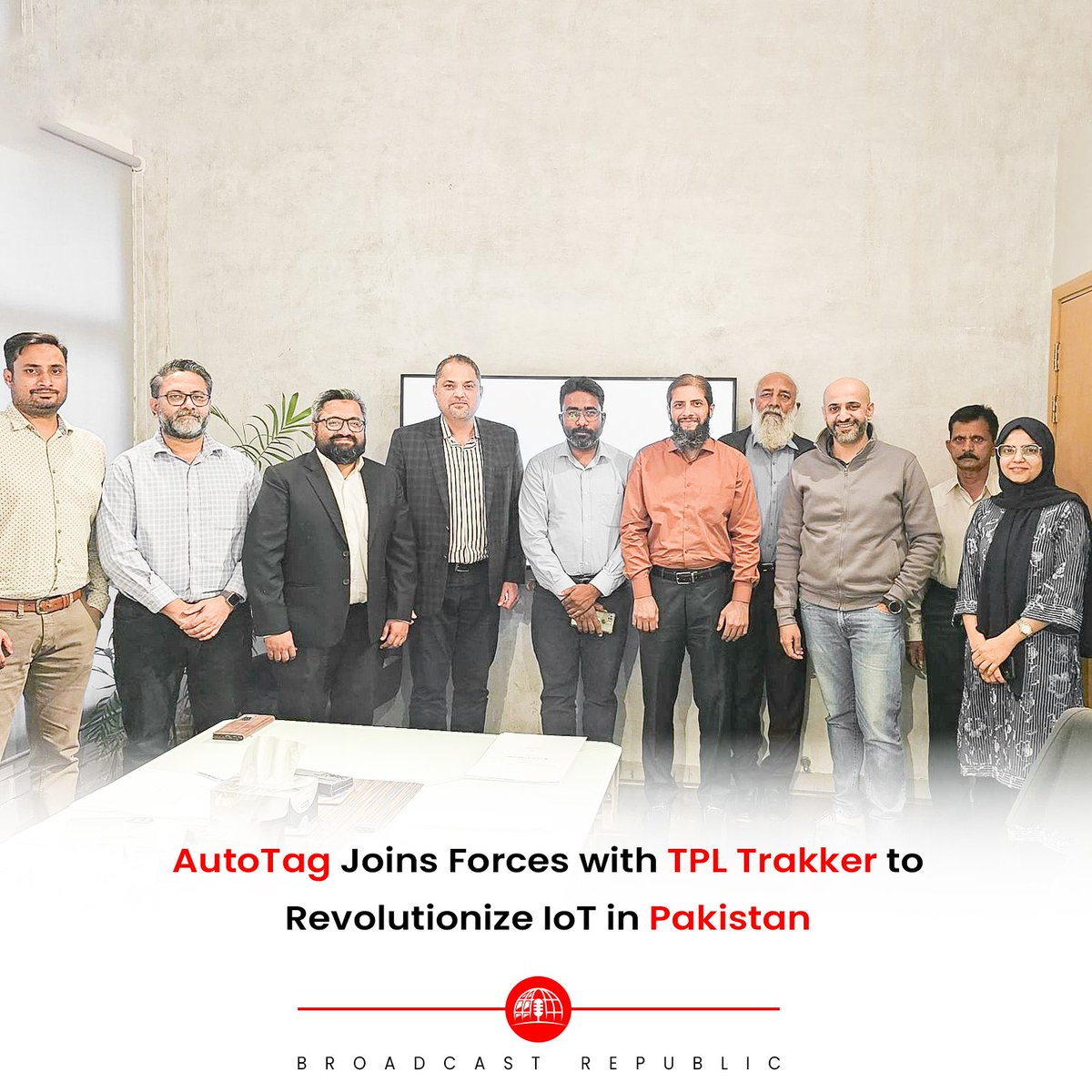 AutoTag, a prominent tracker manufacturing company, has recently partnered with TPL Trakker Ltd., a leading IoT company in Pakistan. 

#BroadcastRepublic #AutoTag #TPLTrakker #IoTInnovation #Partnership #Pakistan #CollaborationInTech #TechNews
