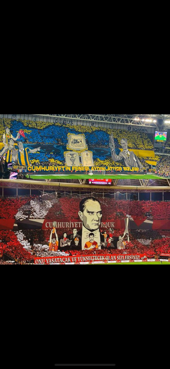 Hiçbir kupa, hiçbir zafer manevi değerlerimizden daha üstün değildir, sahaya çıkmayın. #GSvsFB