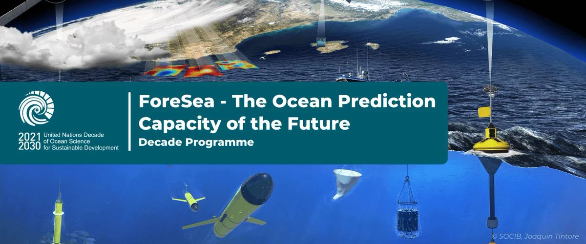 UNOceanDecade's tweet photo. 🌊 Submit project ideas for our Call for Decade Actions No. 6 with #OceanDecade #ForeSea Programme, aiming for strong intl coordination & community building of an ocean prediction capacity for the future. Deadline: Jan 31, 2024. Details: https://t.co/em1pz4bjvM ���#OceanScience https://t.co/hzZOL8Zriq