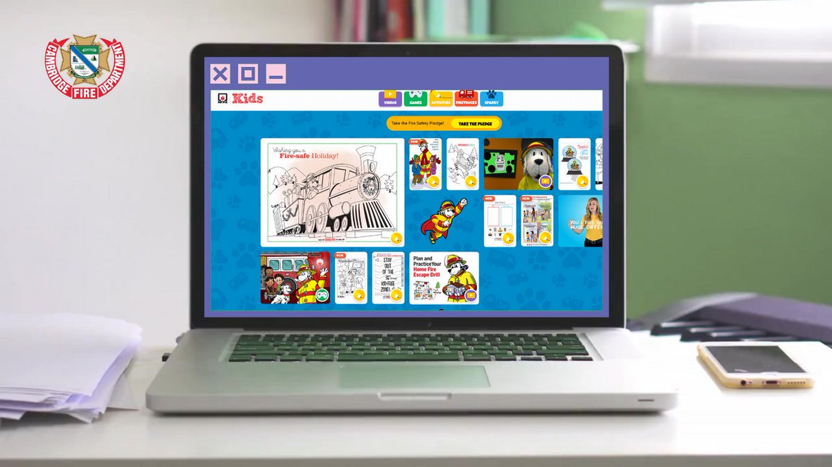 Are you looking for some fire safety fun while home over the holidays with your little ones.  

Check out some fun activities at sparky.org.

<a href="/NFPA/">NFPA</a> <a href="/cityofcambridge/">Shitty of Cambridge</a>