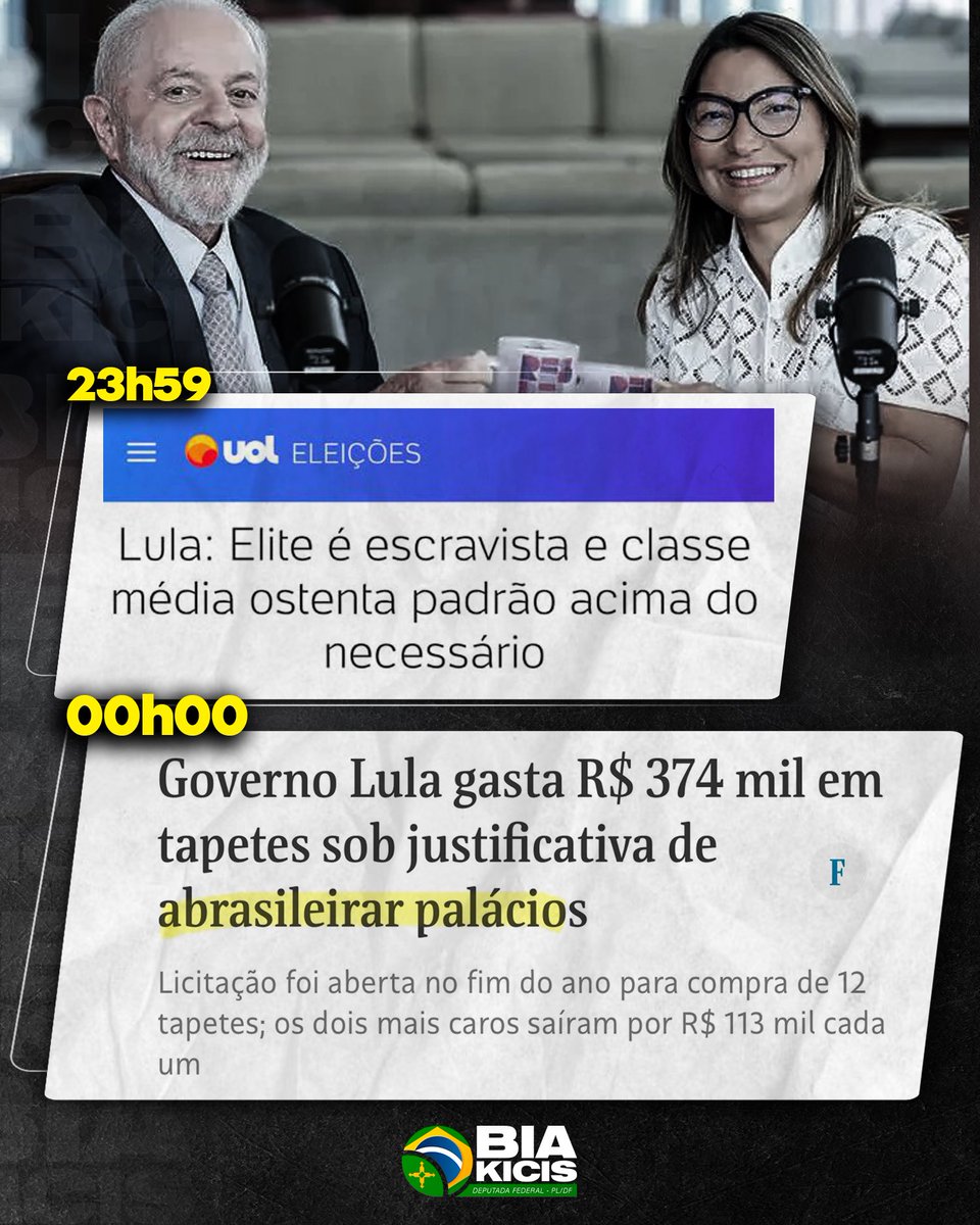 “Pobreza pra vocês, luxo pra mim” todo comunista é assim