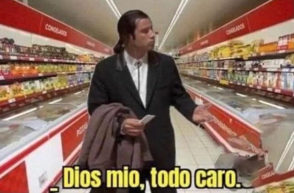 un día eres joven y al otro andas por el supermercado así: