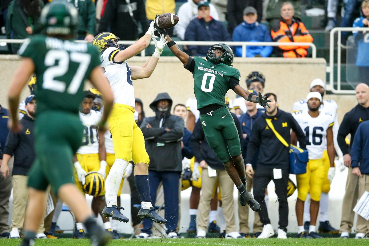 PeteNakos's tweet photo. Michigan State cornerback Charles Brantley has withdrawn his name from the transfer portal, @on3 has learned. 

The former three-star recruit was considering Boston College and Mississippi State. 

https://t.co/VNvB2EkEgp https://t.co/Pz3oZqeV8X